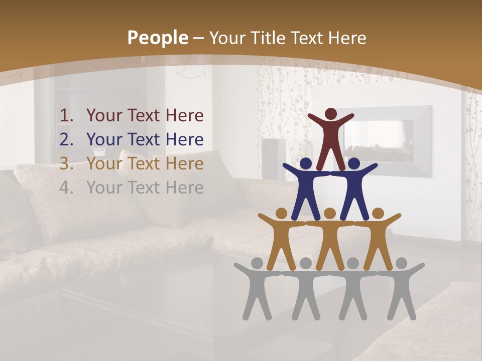 Decor House Chair PowerPoint Template