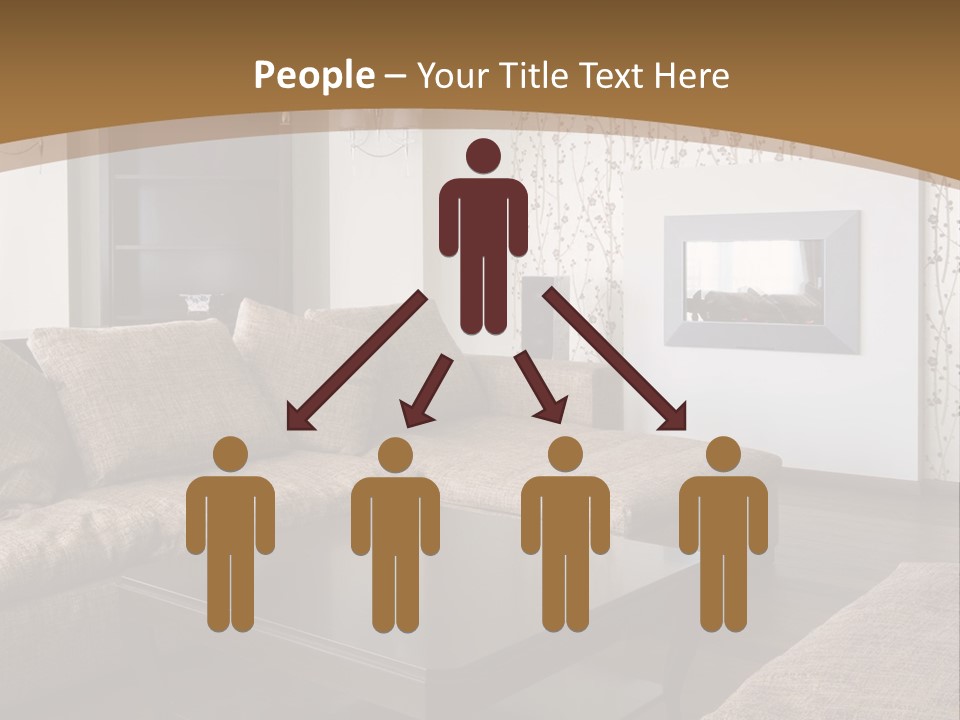 Decor House Chair PowerPoint Template