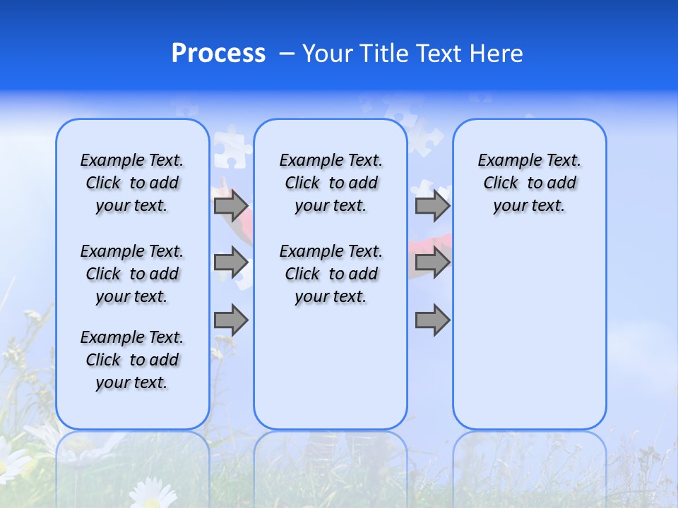 Outstretched Leisure Child PowerPoint Template