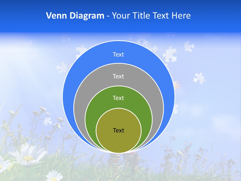 Outstretched Leisure Child PowerPoint Template