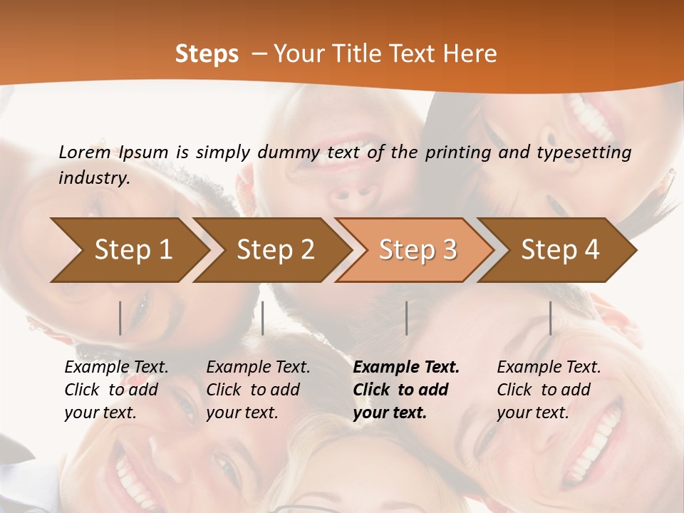 A Group Of People Standing In A Circle With Their Heads Together PowerPoint Template