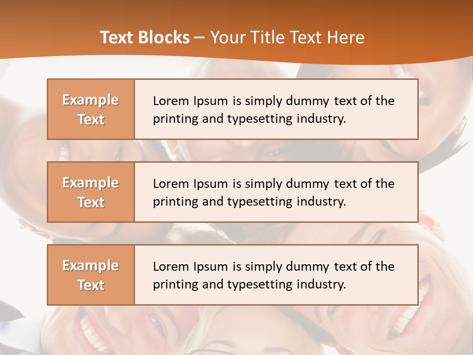 A Group Of People Standing In A Circle With Their Heads Together PowerPoint Template