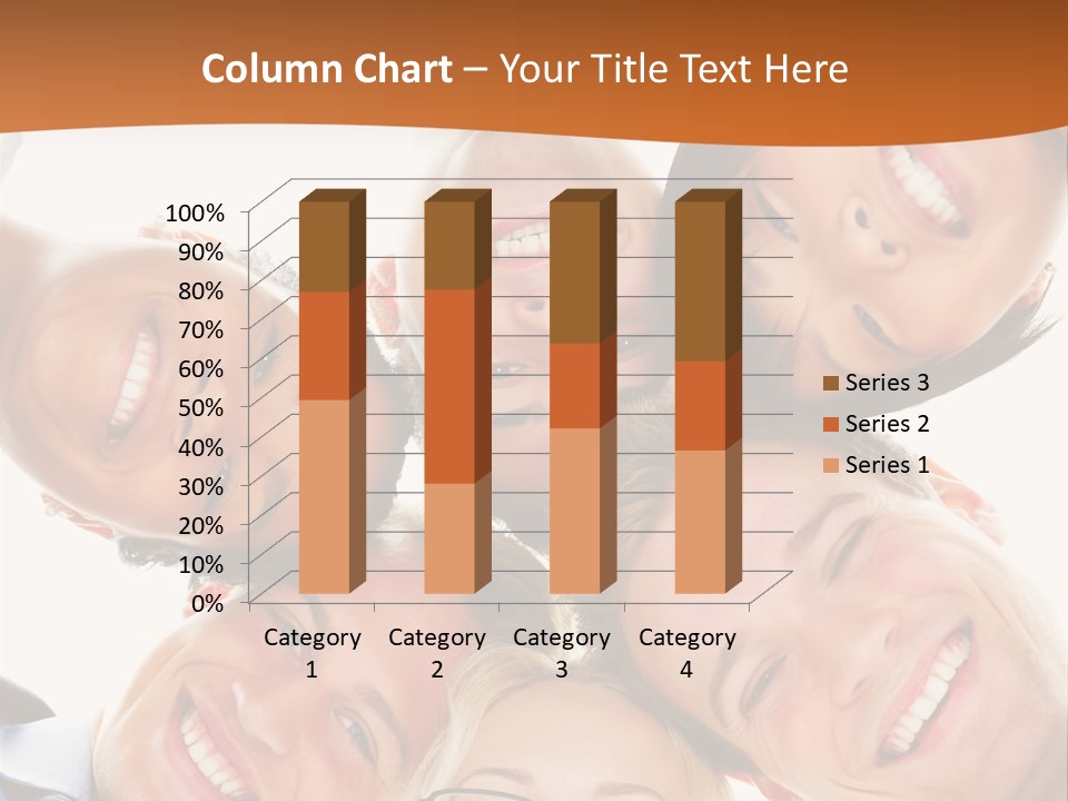 A Group Of People Standing In A Circle With Their Heads Together PowerPoint Template