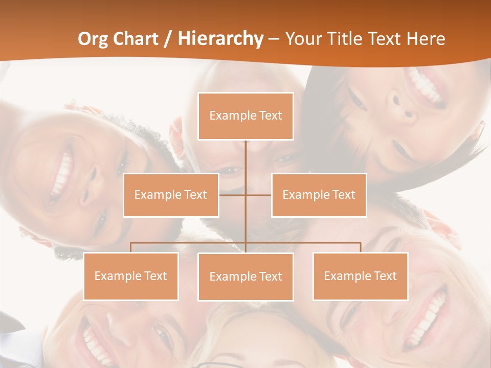 A Group Of People Standing In A Circle With Their Heads Together PowerPoint Template