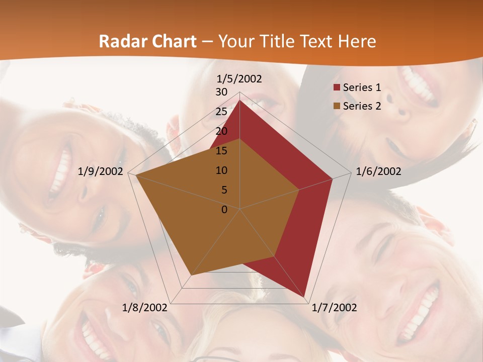A Group Of People Standing In A Circle With Their Heads Together PowerPoint Template