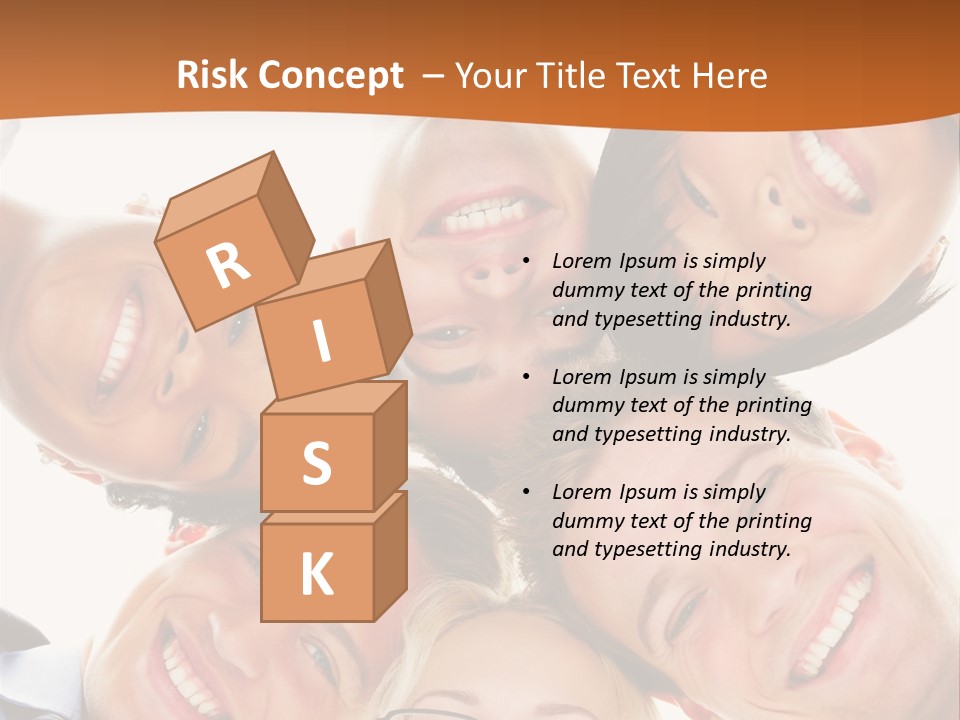 A Group Of People Standing In A Circle With Their Heads Together PowerPoint Template