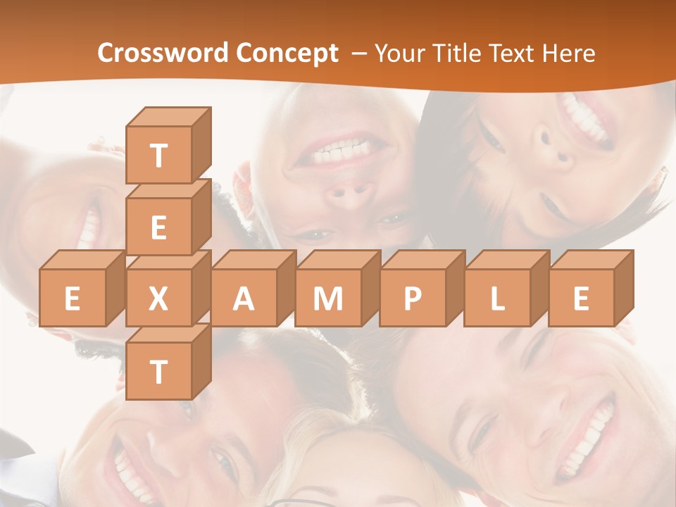 A Group Of People Standing In A Circle With Their Heads Together PowerPoint Template