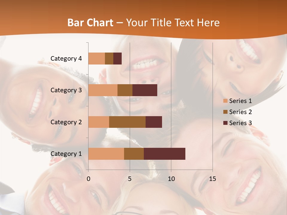A Group Of People Standing In A Circle With Their Heads Together PowerPoint Template