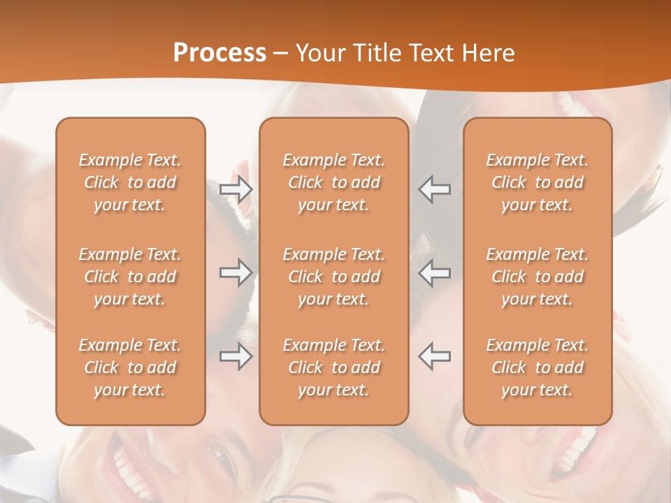 A Group Of People Standing In A Circle With Their Heads Together PowerPoint Template