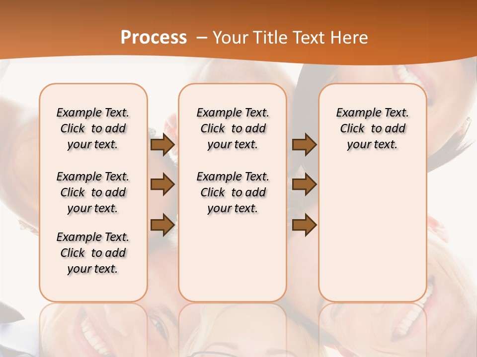 A Group Of People Standing In A Circle With Their Heads Together PowerPoint Template