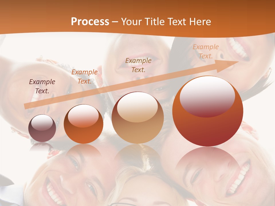 A Group Of People Standing In A Circle With Their Heads Together PowerPoint Template