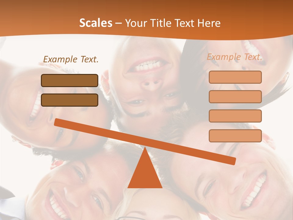 A Group Of People Standing In A Circle With Their Heads Together PowerPoint Template