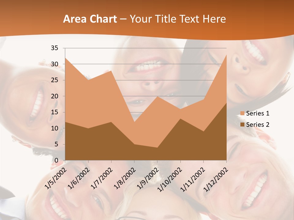 A Group Of People Standing In A Circle With Their Heads Together PowerPoint Template