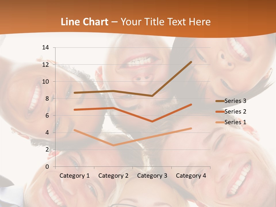 A Group Of People Standing In A Circle With Their Heads Together PowerPoint Template
