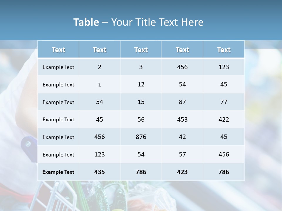 A Woman Is Shopping In A Grocery Store PowerPoint Template