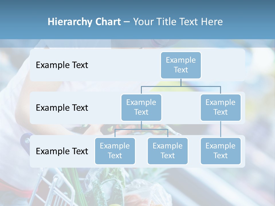 A Woman Is Shopping In A Grocery Store PowerPoint Template