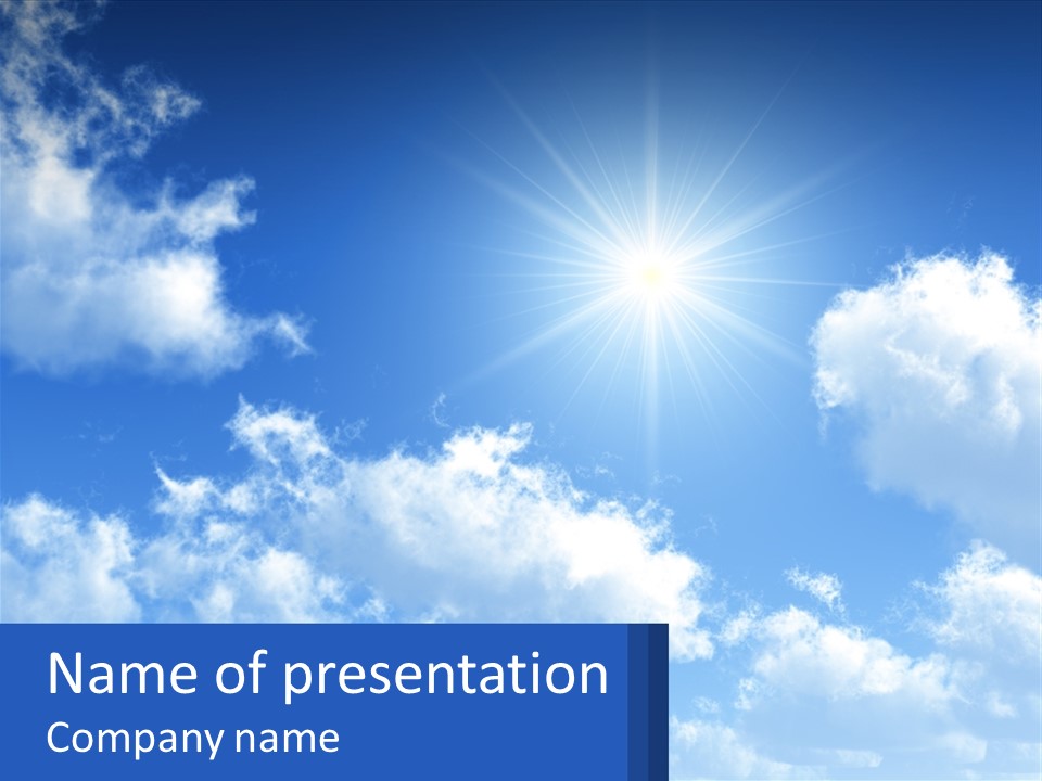 Meteorology Ozone High PowerPoint Template