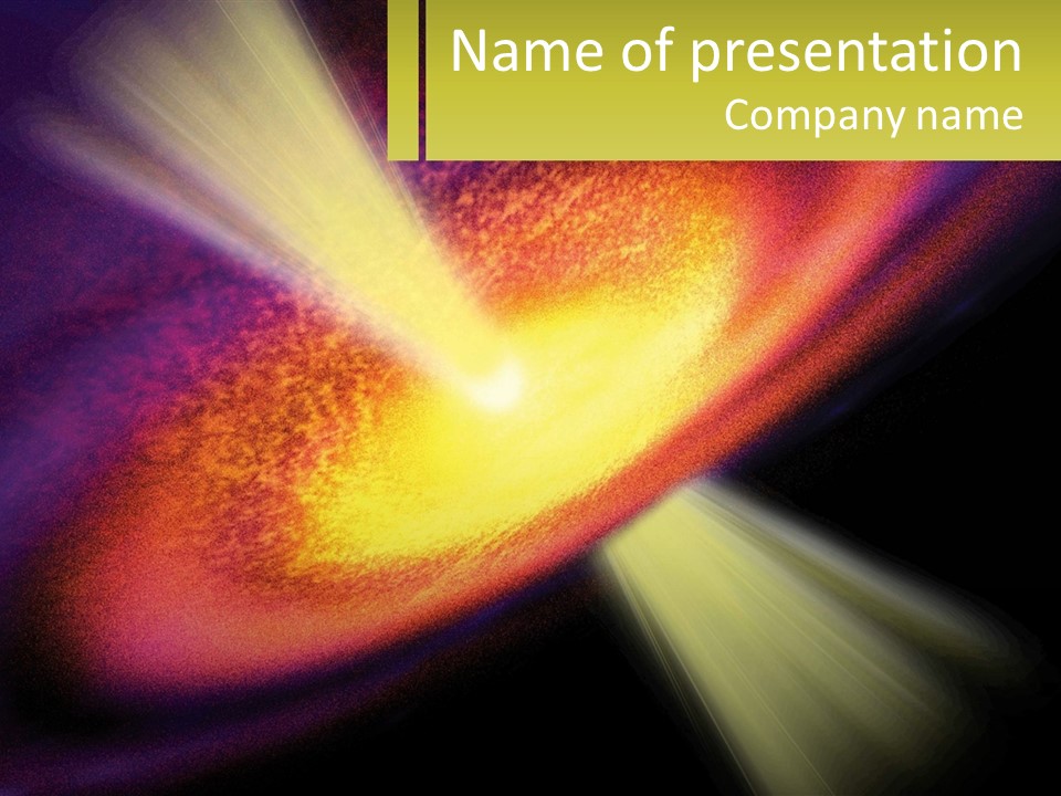 Solar Universe Sun PowerPoint Template