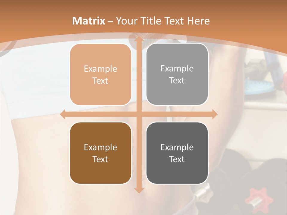 Working Workout Lifestyle PowerPoint Template