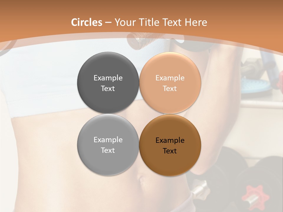 Working Workout Lifestyle PowerPoint Template