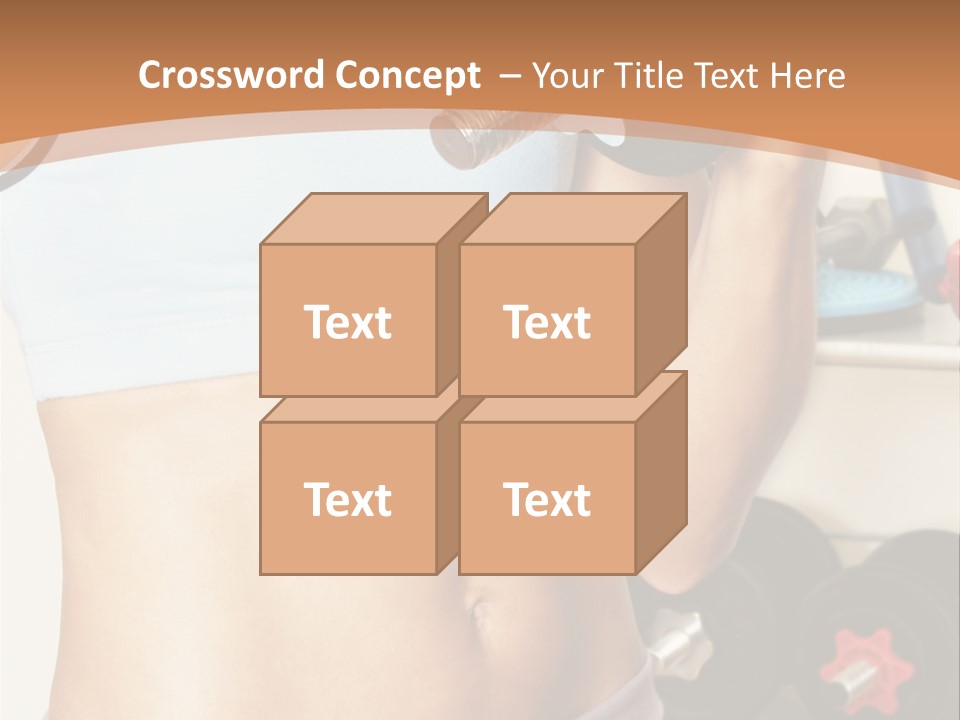 Working Workout Lifestyle PowerPoint Template