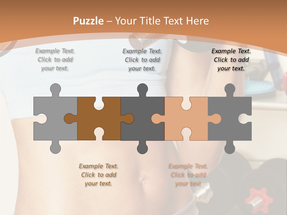 Working Workout Lifestyle PowerPoint Template