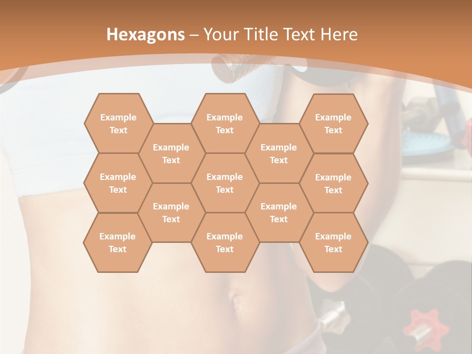Working Workout Lifestyle PowerPoint Template