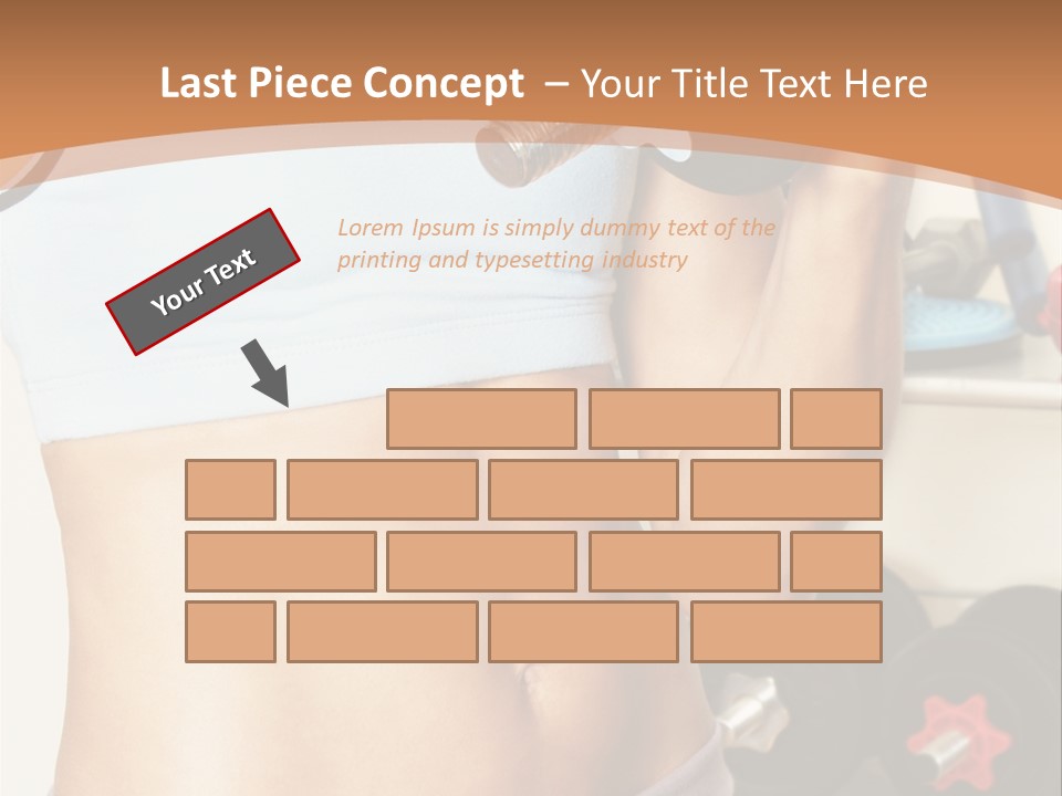 Working Workout Lifestyle PowerPoint Template