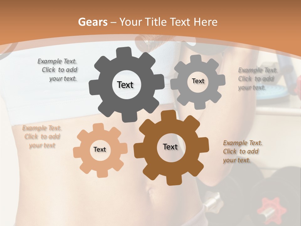 Working Workout Lifestyle PowerPoint Template