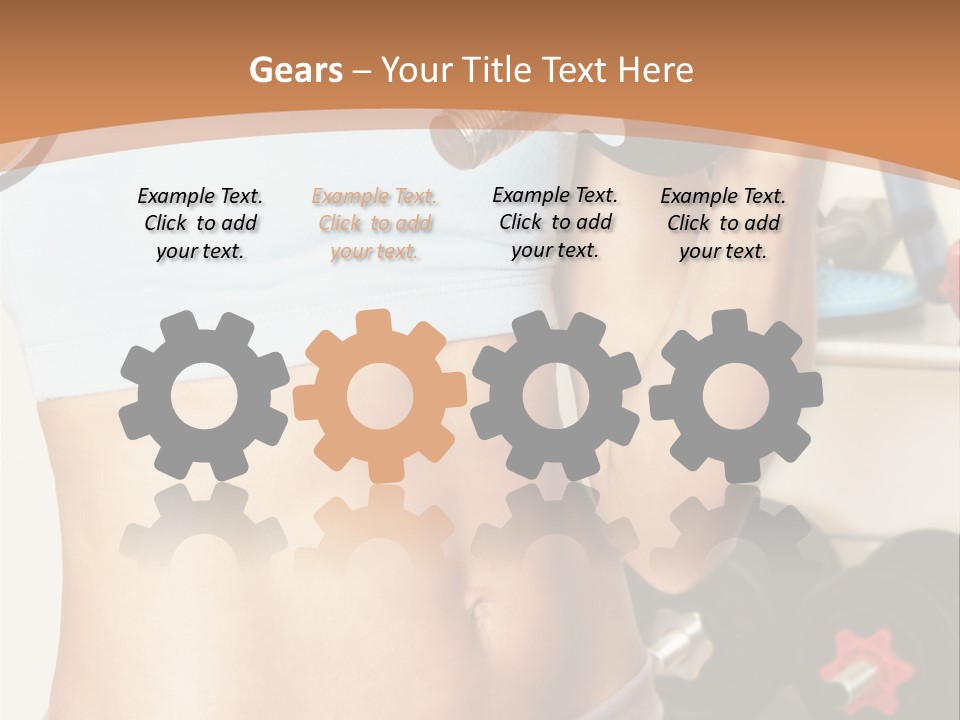 Working Workout Lifestyle PowerPoint Template