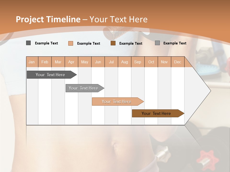 Working Workout Lifestyle PowerPoint Template