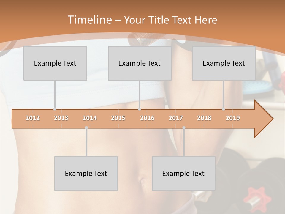 Working Workout Lifestyle PowerPoint Template