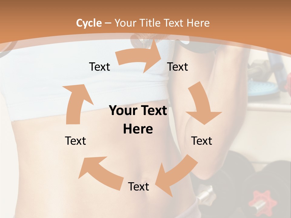 Working Workout Lifestyle PowerPoint Template