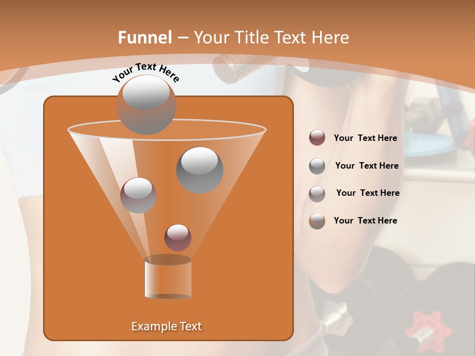 Working Workout Lifestyle PowerPoint Template