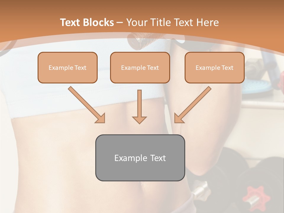 Working Workout Lifestyle PowerPoint Template