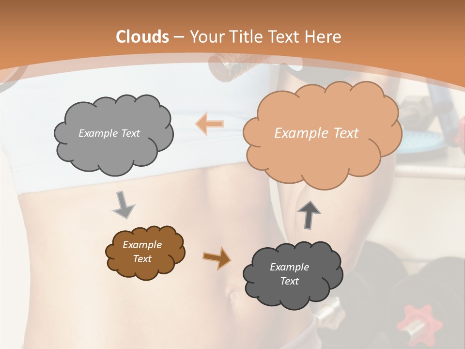 Working Workout Lifestyle PowerPoint Template