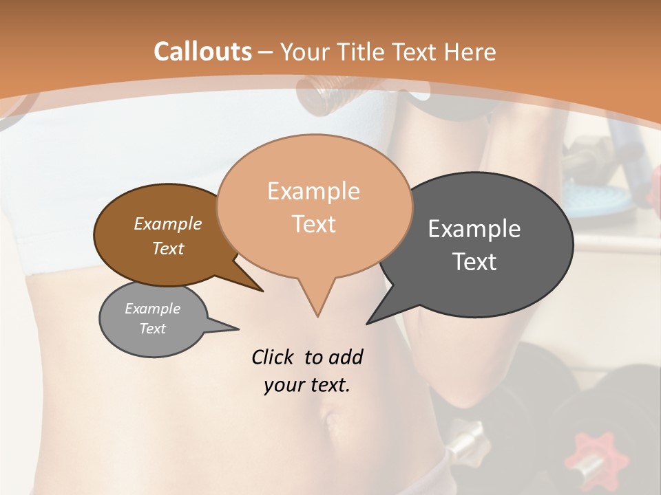 Working Workout Lifestyle PowerPoint Template