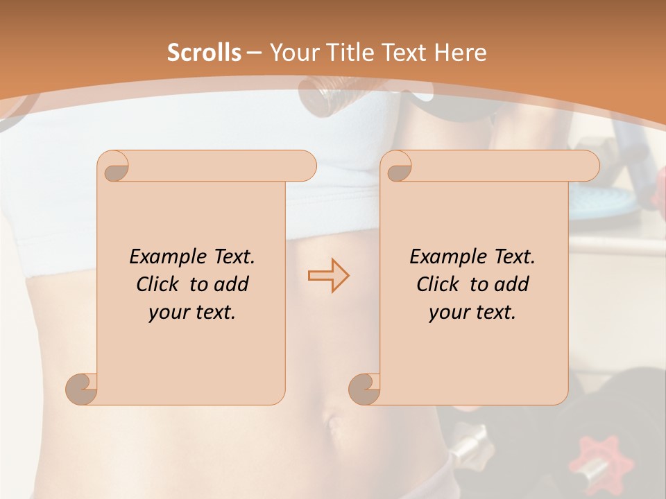 Working Workout Lifestyle PowerPoint Template