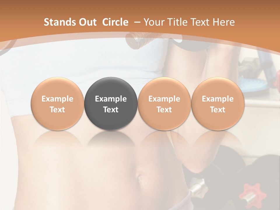 Working Workout Lifestyle PowerPoint Template