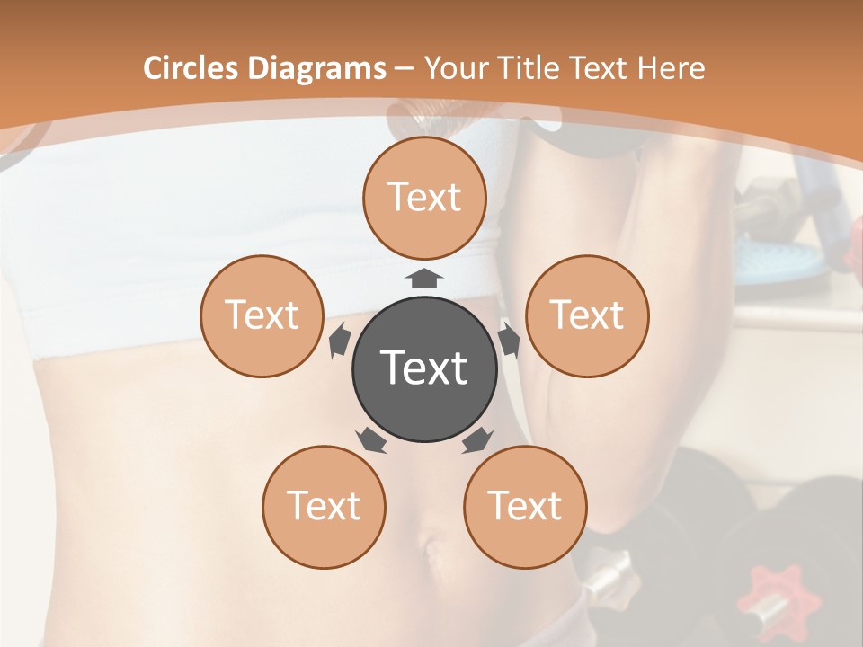 Working Workout Lifestyle PowerPoint Template