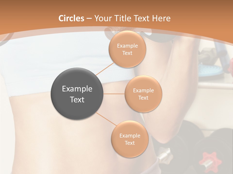 Working Workout Lifestyle PowerPoint Template