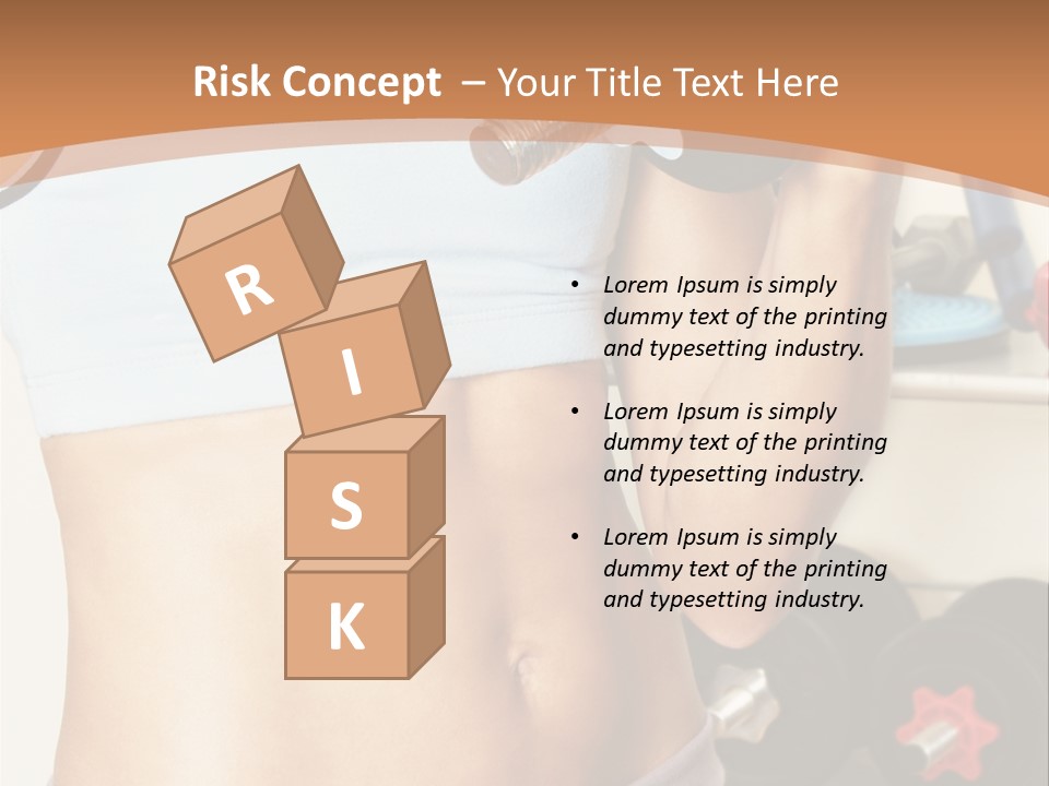 Working Workout Lifestyle PowerPoint Template