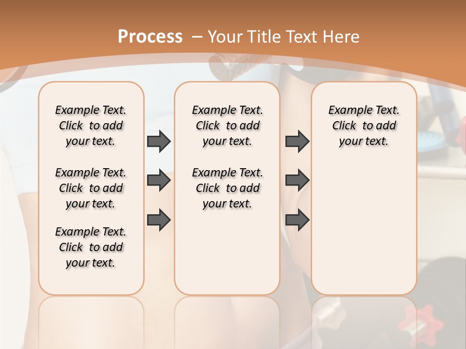 Working Workout Lifestyle PowerPoint Template