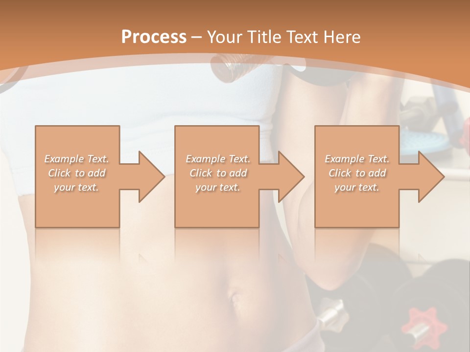 Working Workout Lifestyle PowerPoint Template