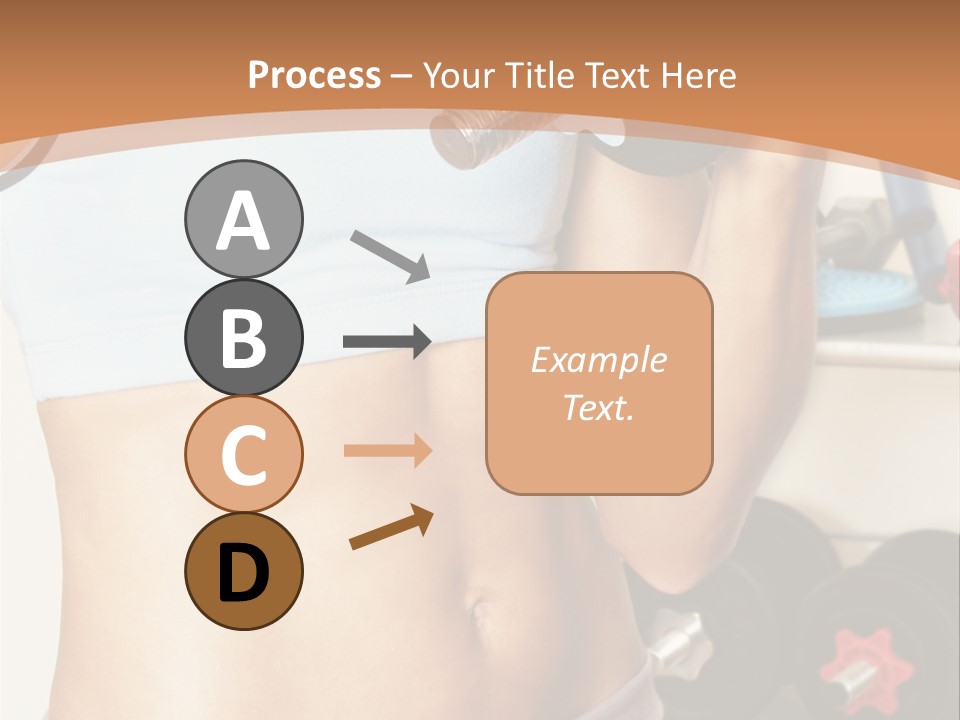 Working Workout Lifestyle PowerPoint Template