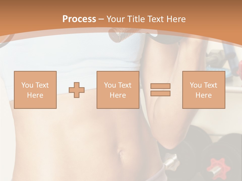 Working Workout Lifestyle PowerPoint Template