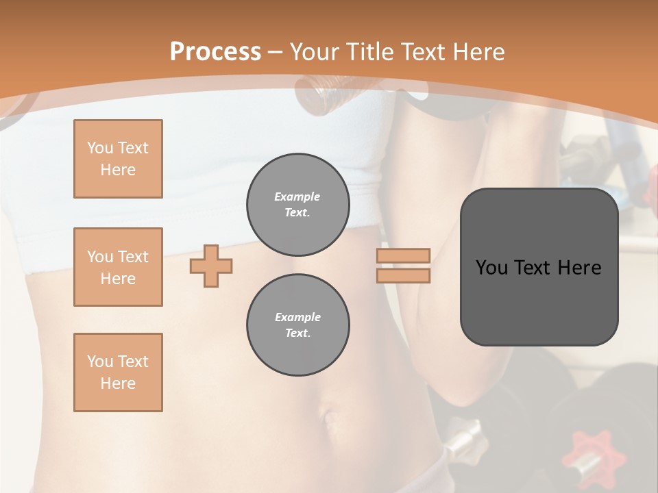 Working Workout Lifestyle PowerPoint Template
