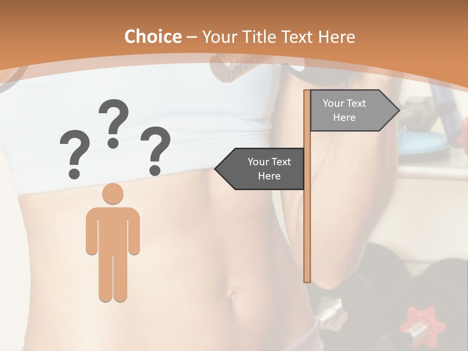 Working Workout Lifestyle PowerPoint Template