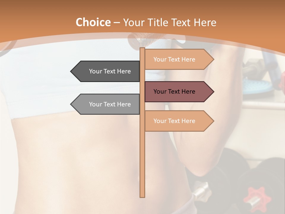 Working Workout Lifestyle PowerPoint Template