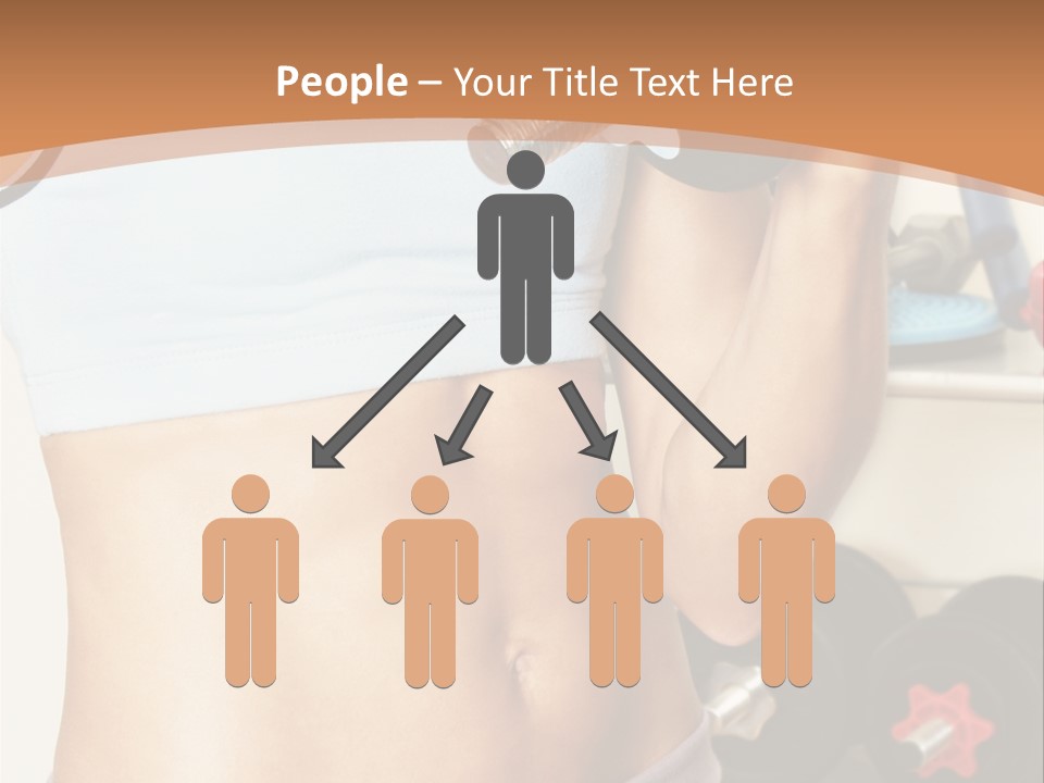 Working Workout Lifestyle PowerPoint Template